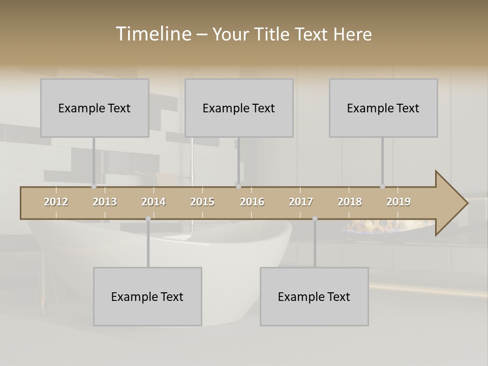Bathroom House Perspective PowerPoint Template