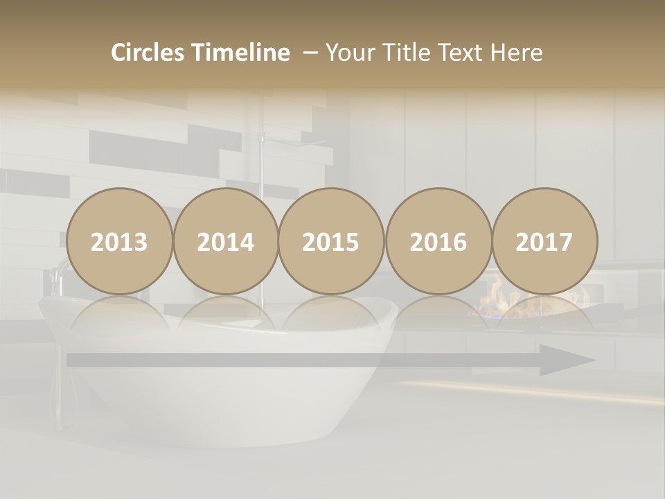 Bathroom House Perspective PowerPoint Template