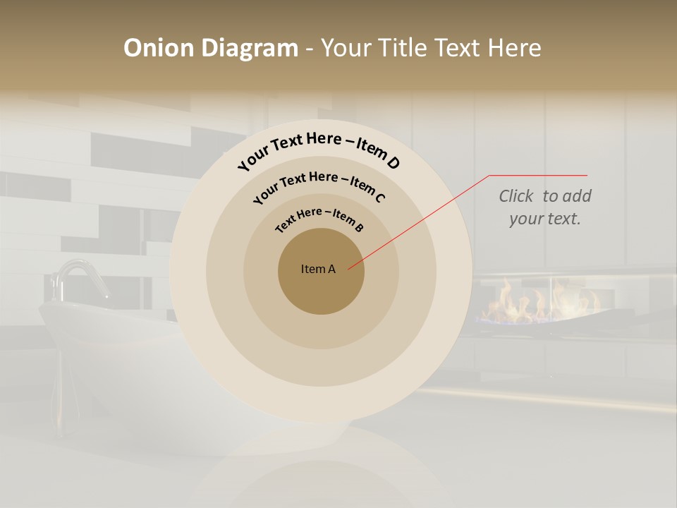 Bathroom House Perspective PowerPoint Template