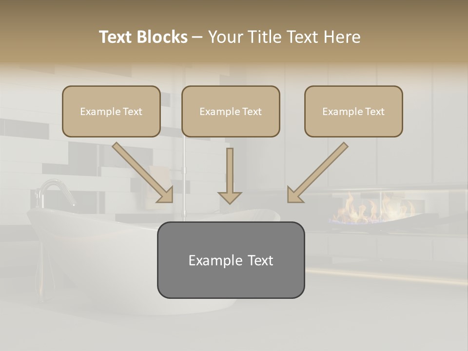 Bathroom House Perspective PowerPoint Template