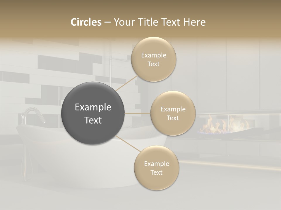 Bathroom House Perspective PowerPoint Template