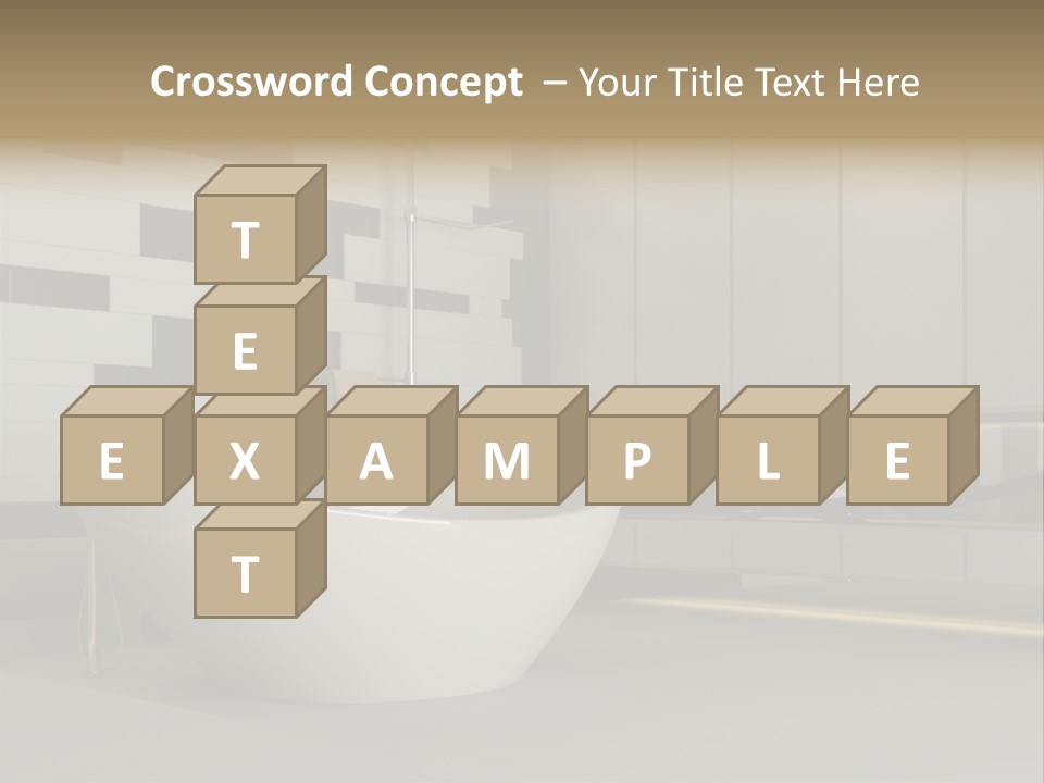 Bathroom House Perspective PowerPoint Template