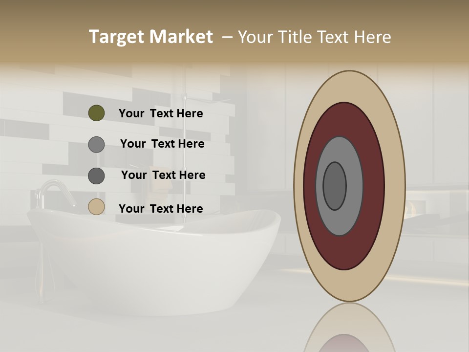 Bathroom House Perspective PowerPoint Template