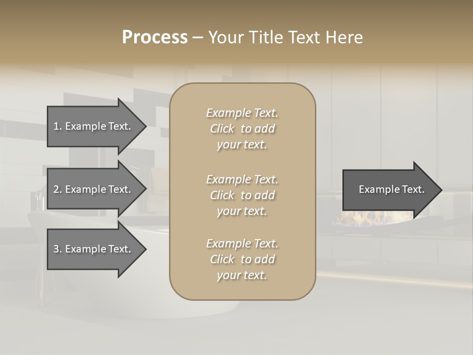 Bathroom House Perspective PowerPoint Template