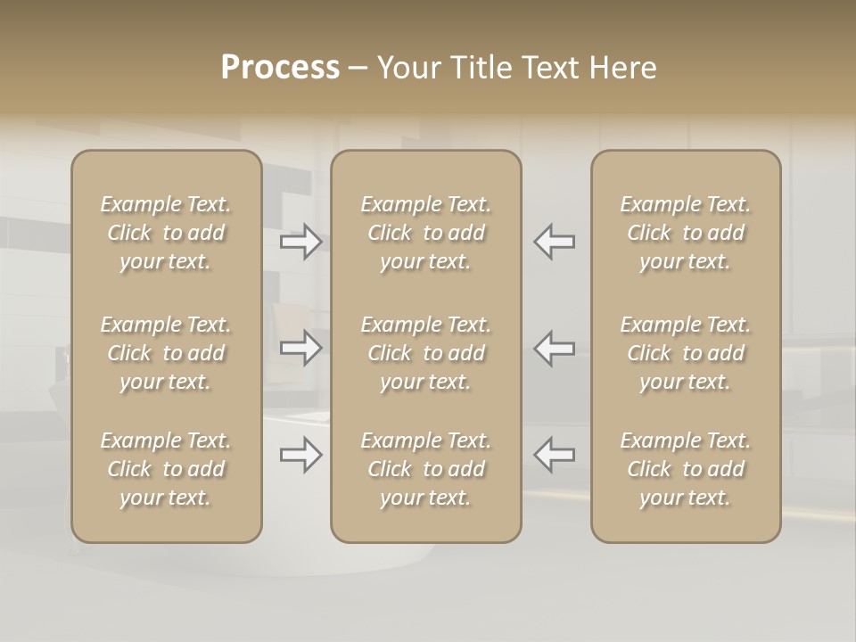 Bathroom House Perspective PowerPoint Template