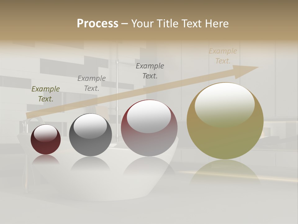 Bathroom House Perspective PowerPoint Template