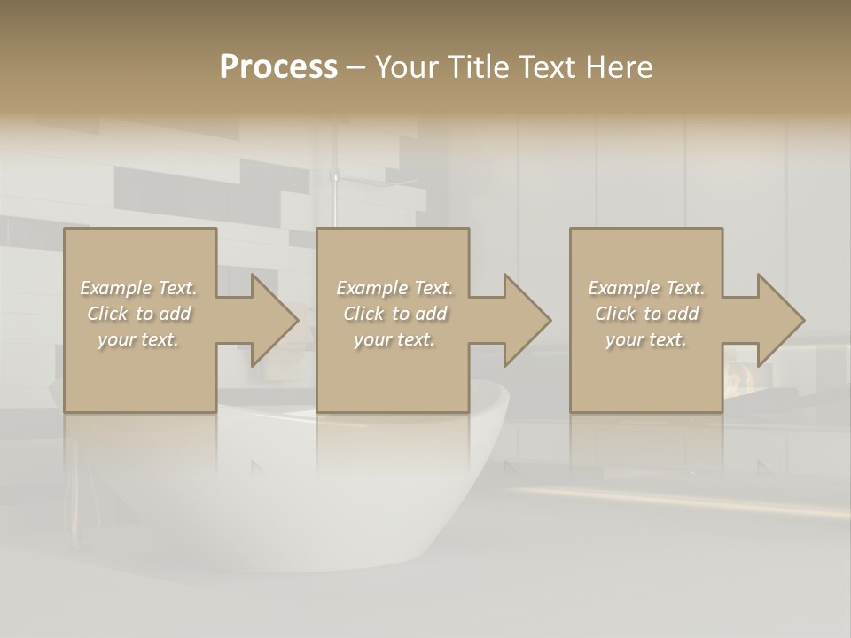Bathroom House Perspective PowerPoint Template