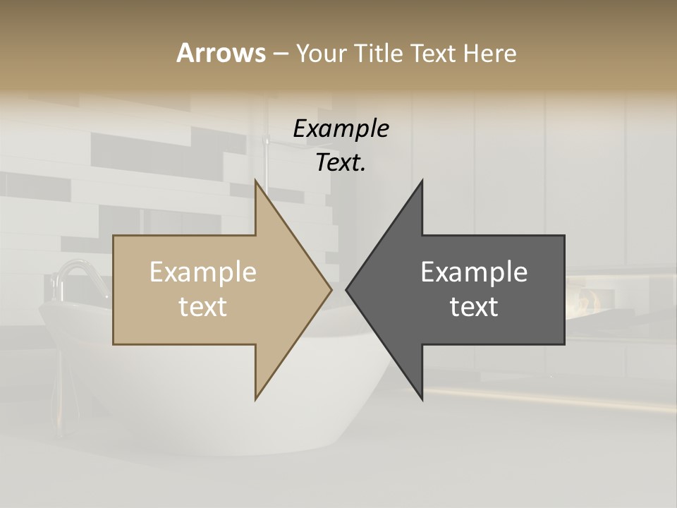 Bathroom House Perspective PowerPoint Template