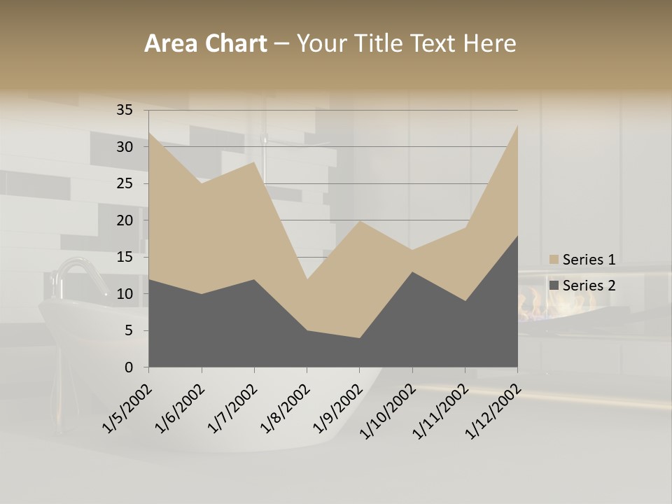 Bathroom House Perspective PowerPoint Template