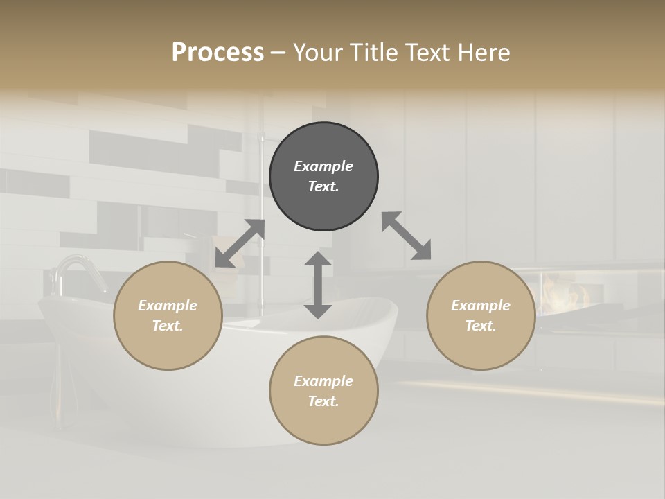 Bathroom House Perspective PowerPoint Template