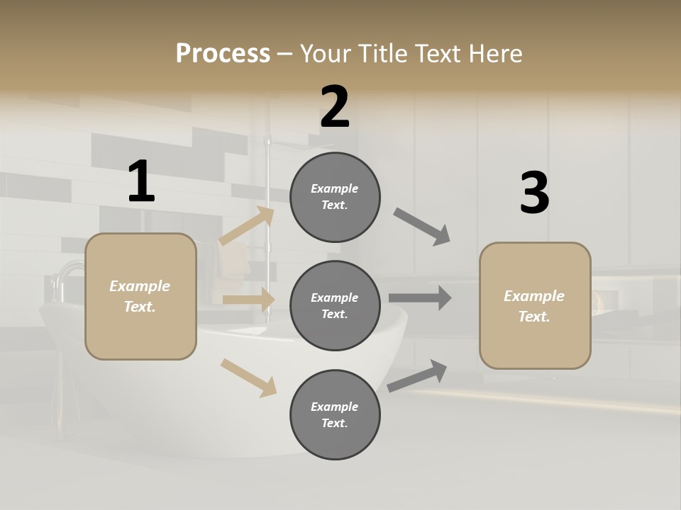 Bathroom House Perspective PowerPoint Template