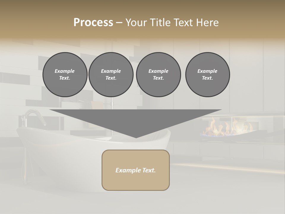 Bathroom House Perspective PowerPoint Template