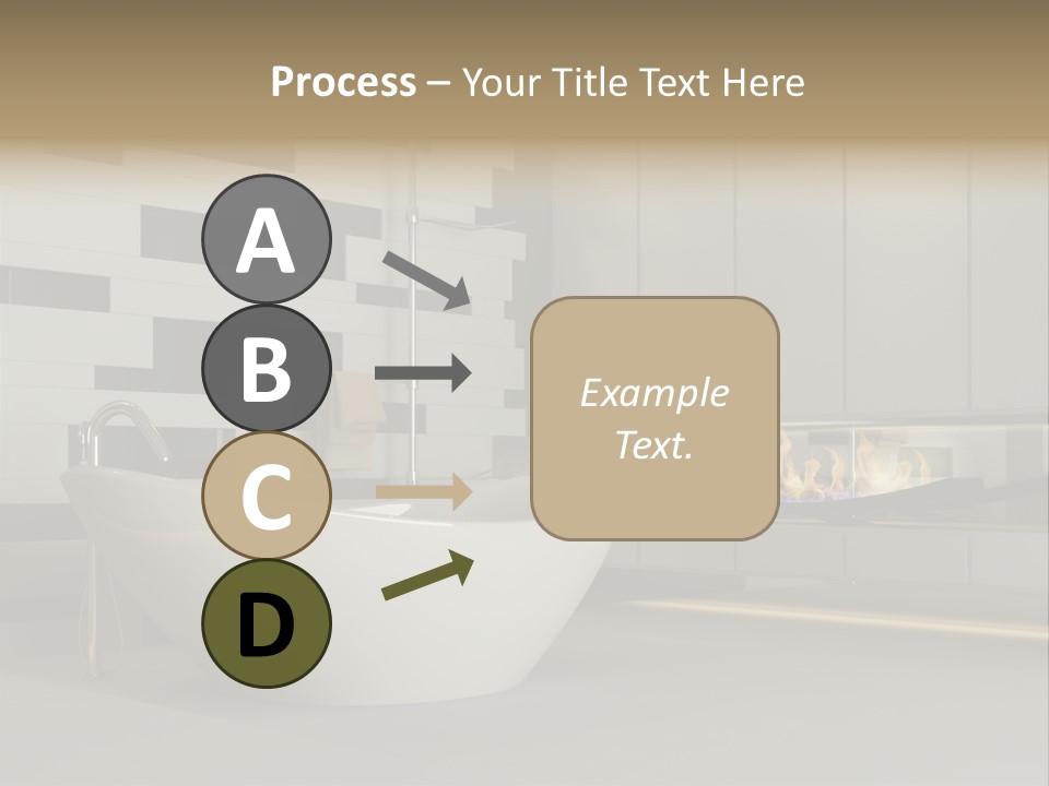 Bathroom House Perspective PowerPoint Template