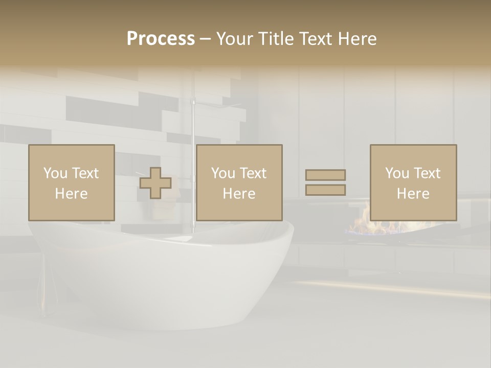Bathroom House Perspective PowerPoint Template