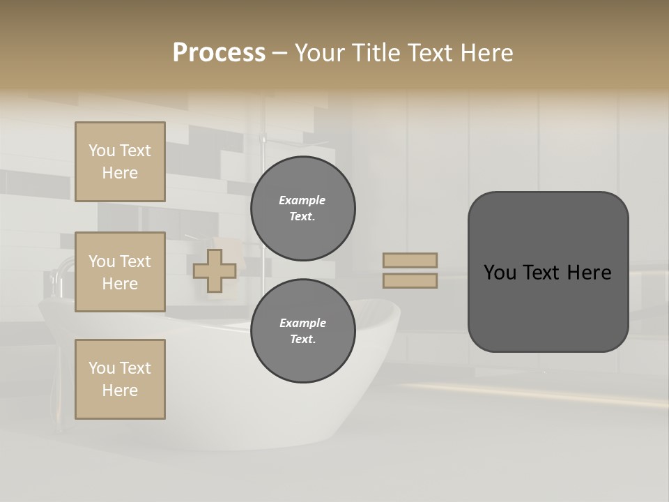 Bathroom House Perspective PowerPoint Template