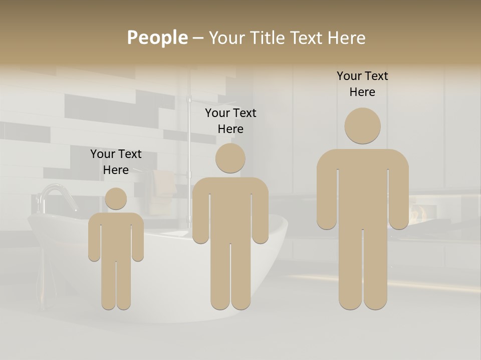 Bathroom House Perspective PowerPoint Template