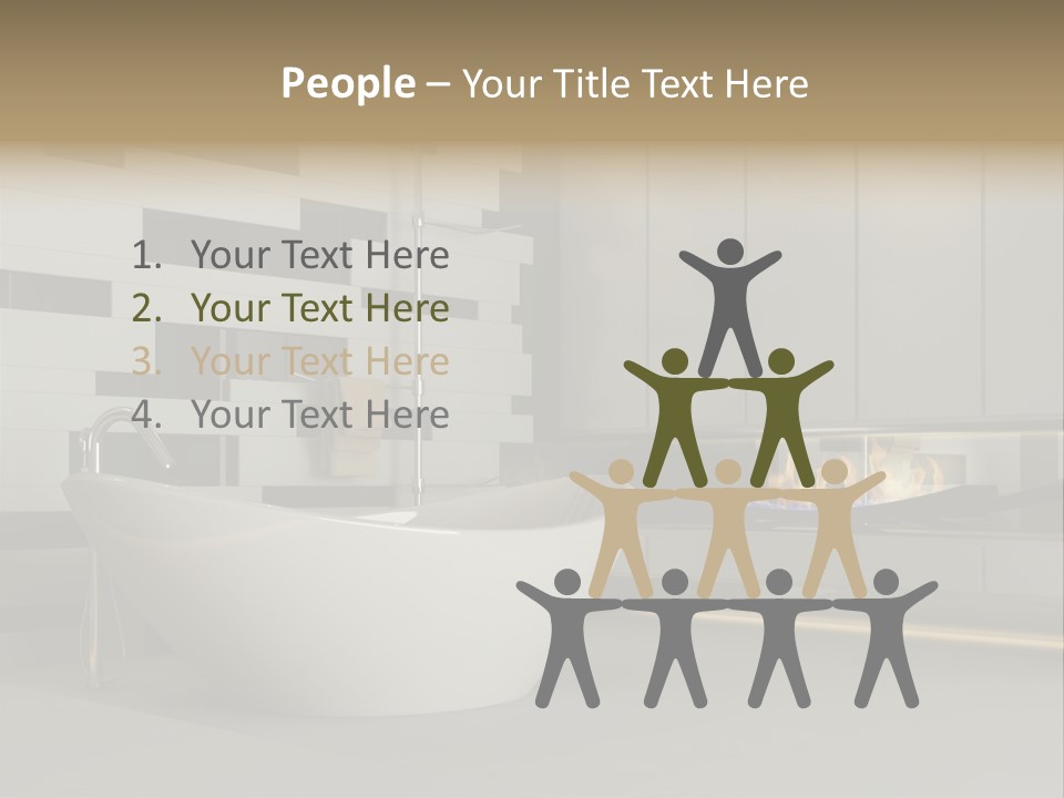 Bathroom House Perspective PowerPoint Template