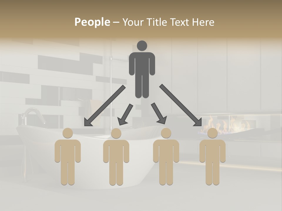 Bathroom House Perspective PowerPoint Template