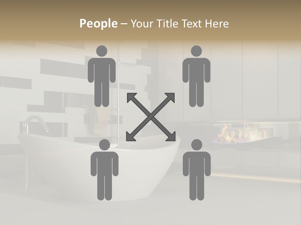 Bathroom House Perspective PowerPoint Template