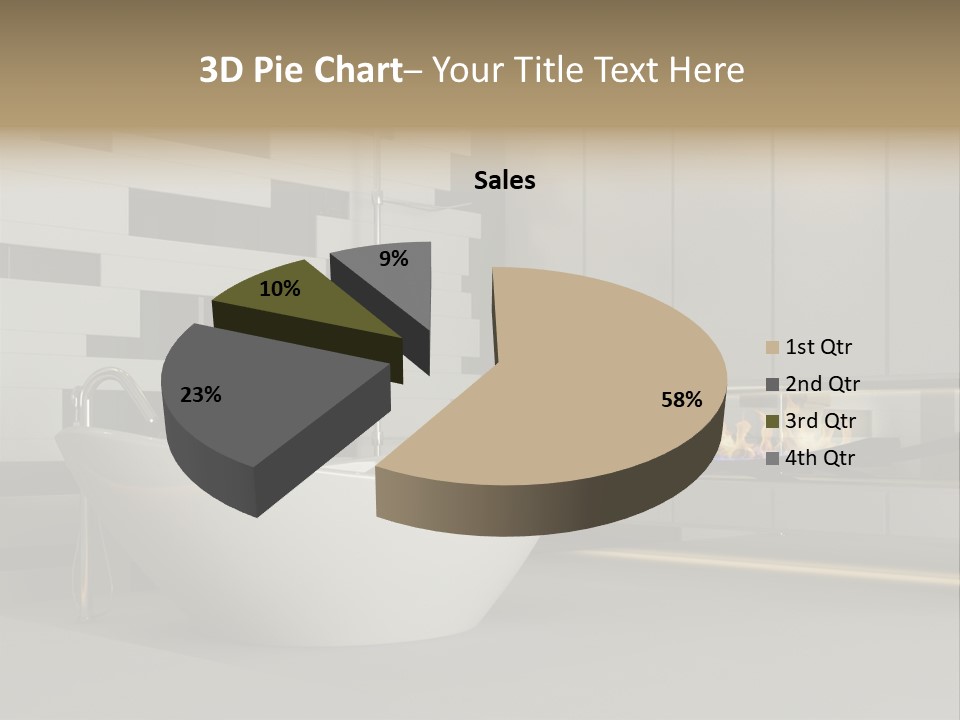 Bathroom House Perspective PowerPoint Template