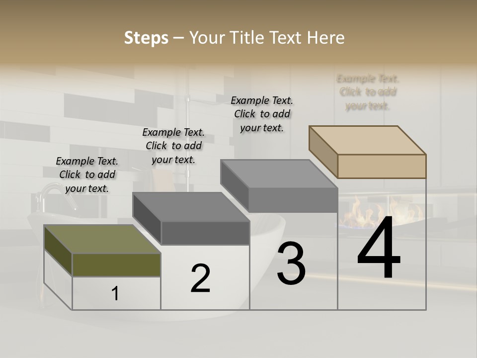 Bathroom House Perspective PowerPoint Template