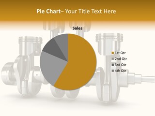 Motor Crankshaft Spare PowerPoint Template