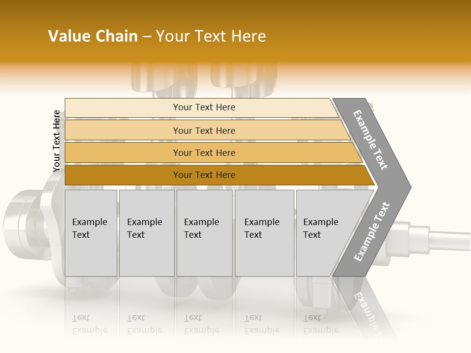 Motor Crankshaft Spare PowerPoint Template