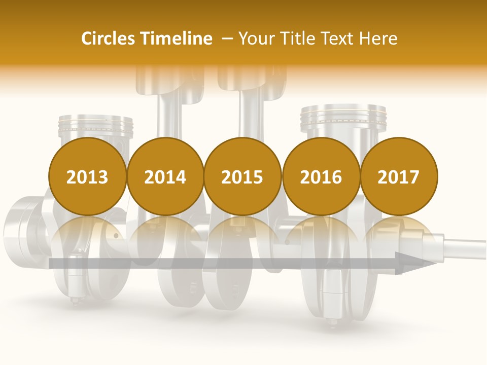 Motor Crankshaft Spare PowerPoint Template