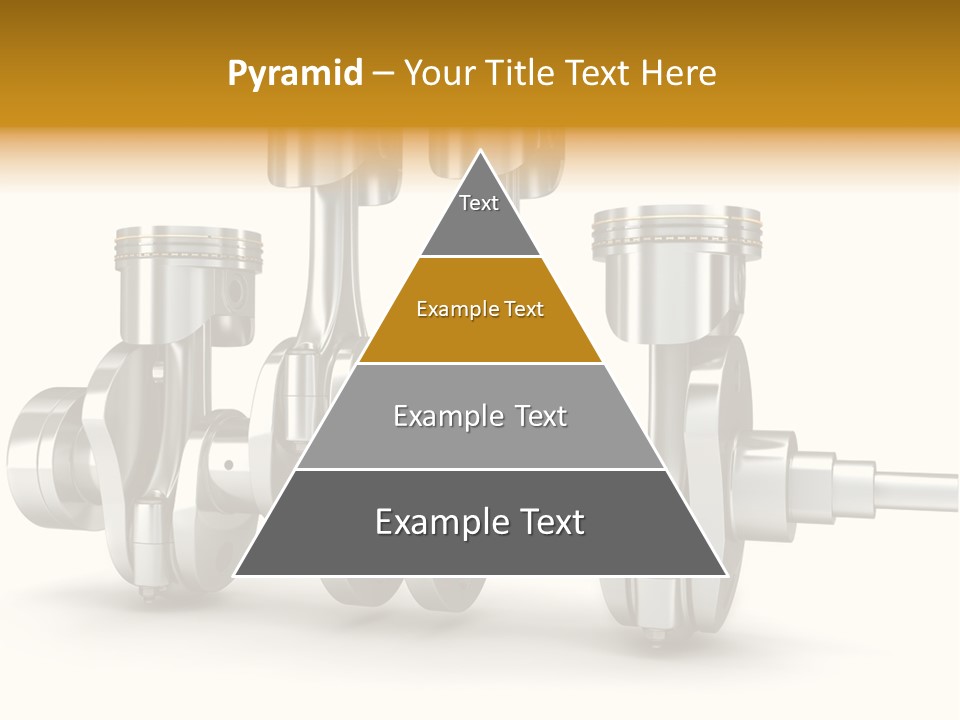 Motor Crankshaft Spare PowerPoint Template