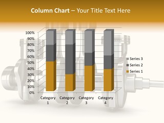 Motor Crankshaft Spare PowerPoint Template