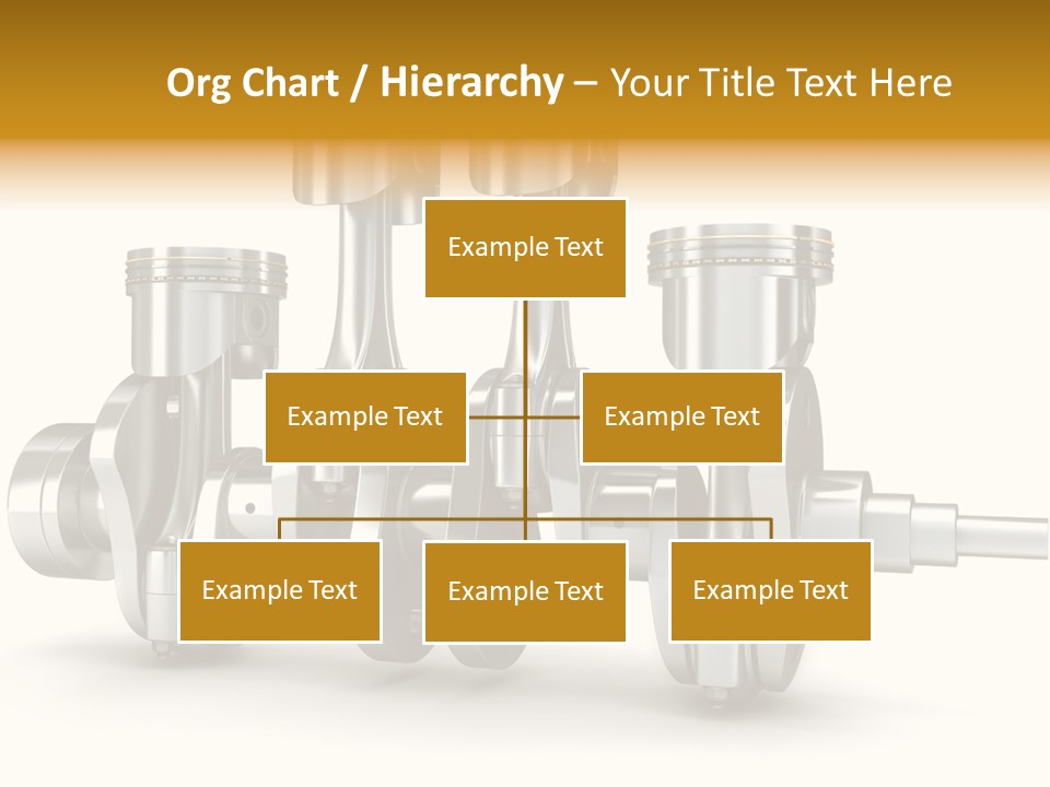 Motor Crankshaft Spare PowerPoint Template