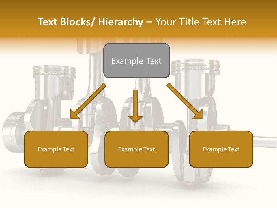 Motor Crankshaft Spare PowerPoint Template