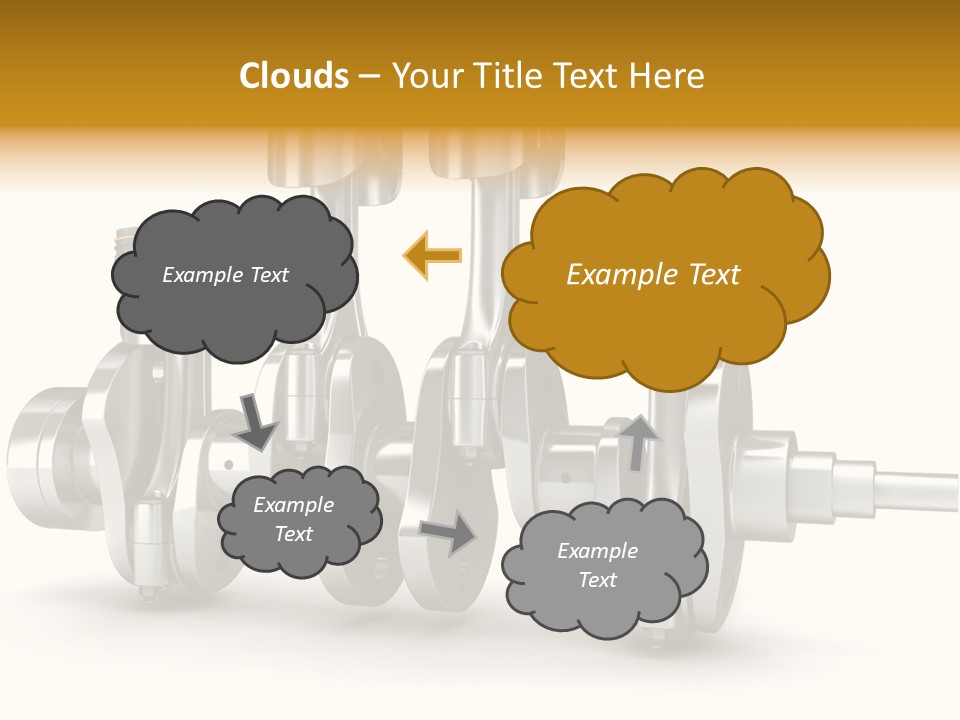 Motor Crankshaft Spare PowerPoint Template