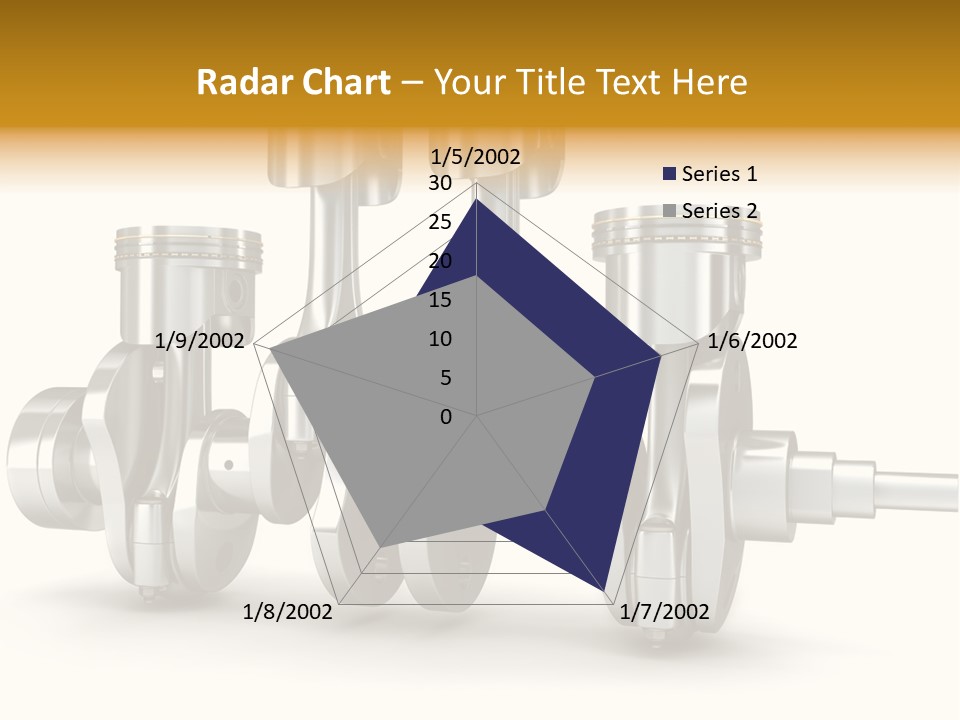 Motor Crankshaft Spare PowerPoint Template