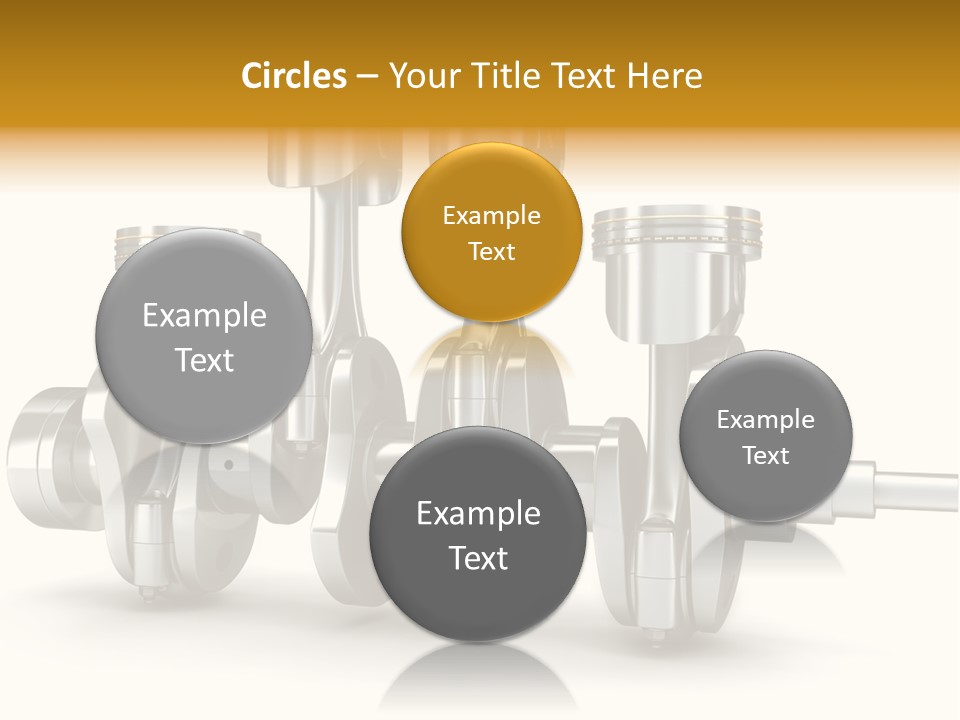 Motor Crankshaft Spare PowerPoint Template