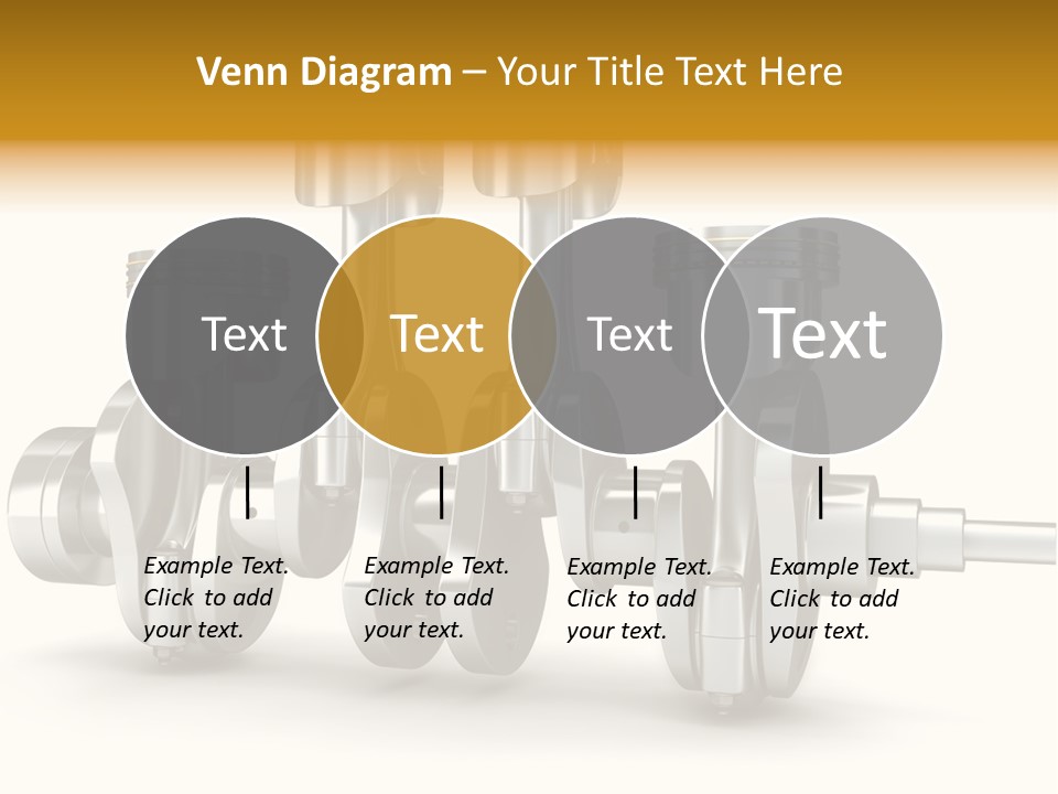 Motor Crankshaft Spare PowerPoint Template