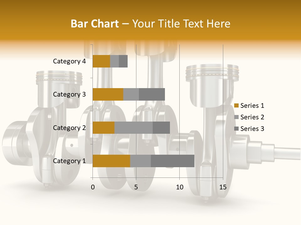 Motor Crankshaft Spare PowerPoint Template