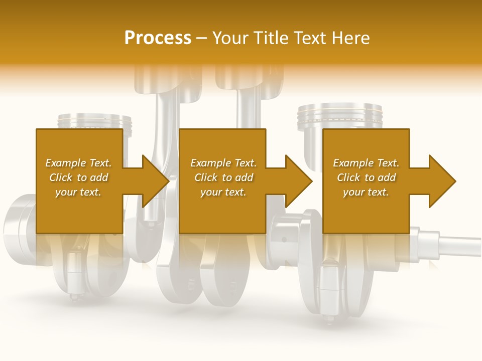 Motor Crankshaft Spare PowerPoint Template