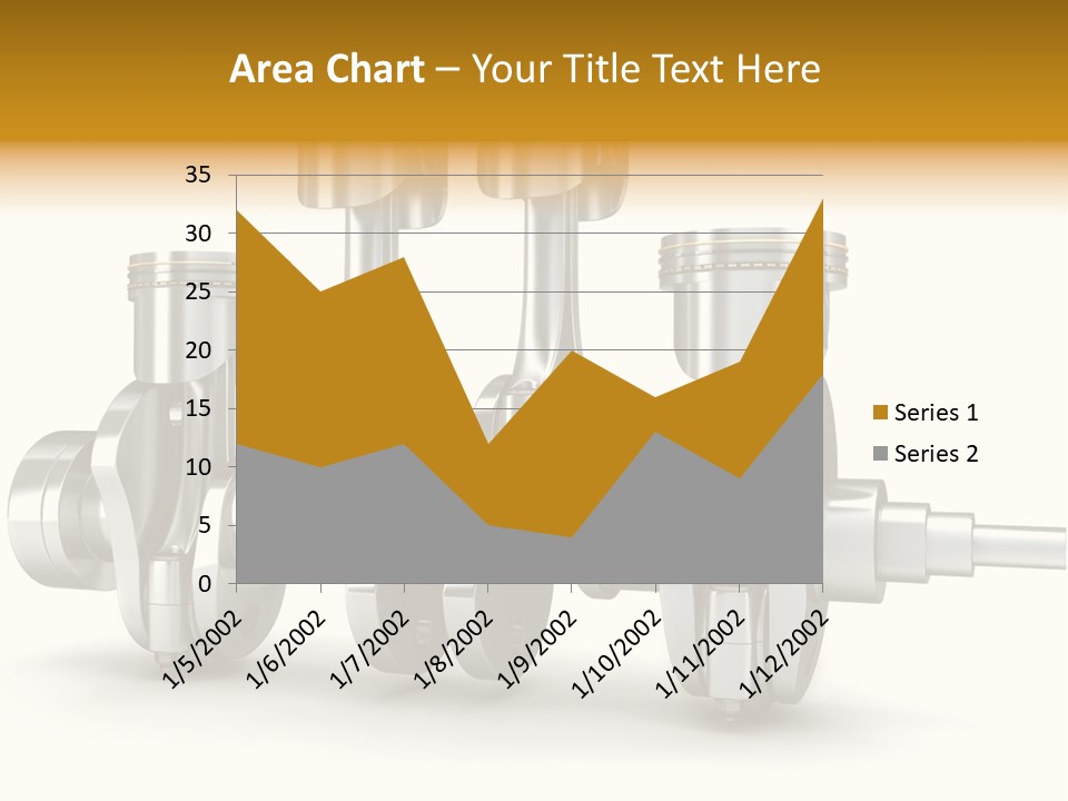 Motor Crankshaft Spare PowerPoint Template