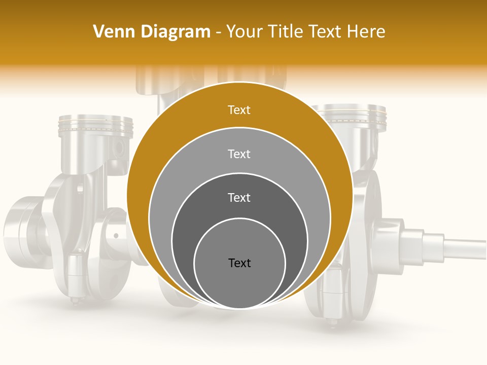Motor Crankshaft Spare PowerPoint Template