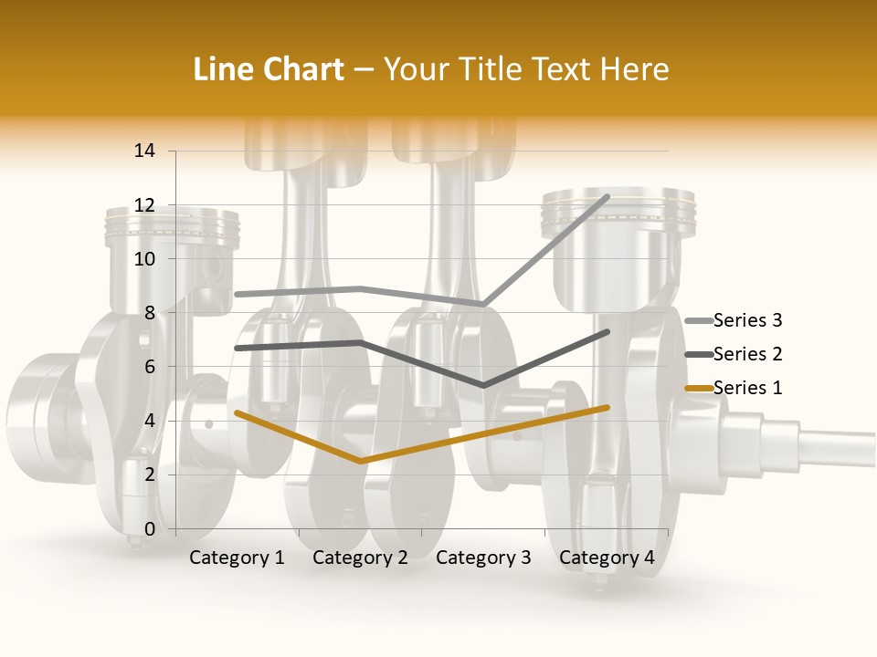 Motor Crankshaft Spare PowerPoint Template