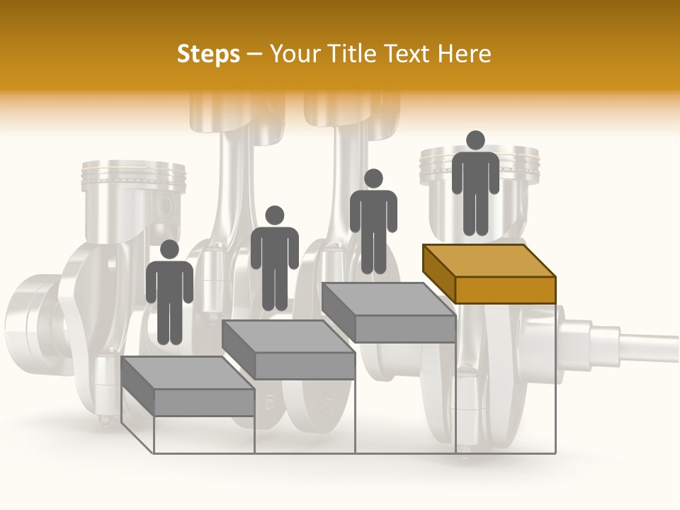 Motor Crankshaft Spare PowerPoint Template