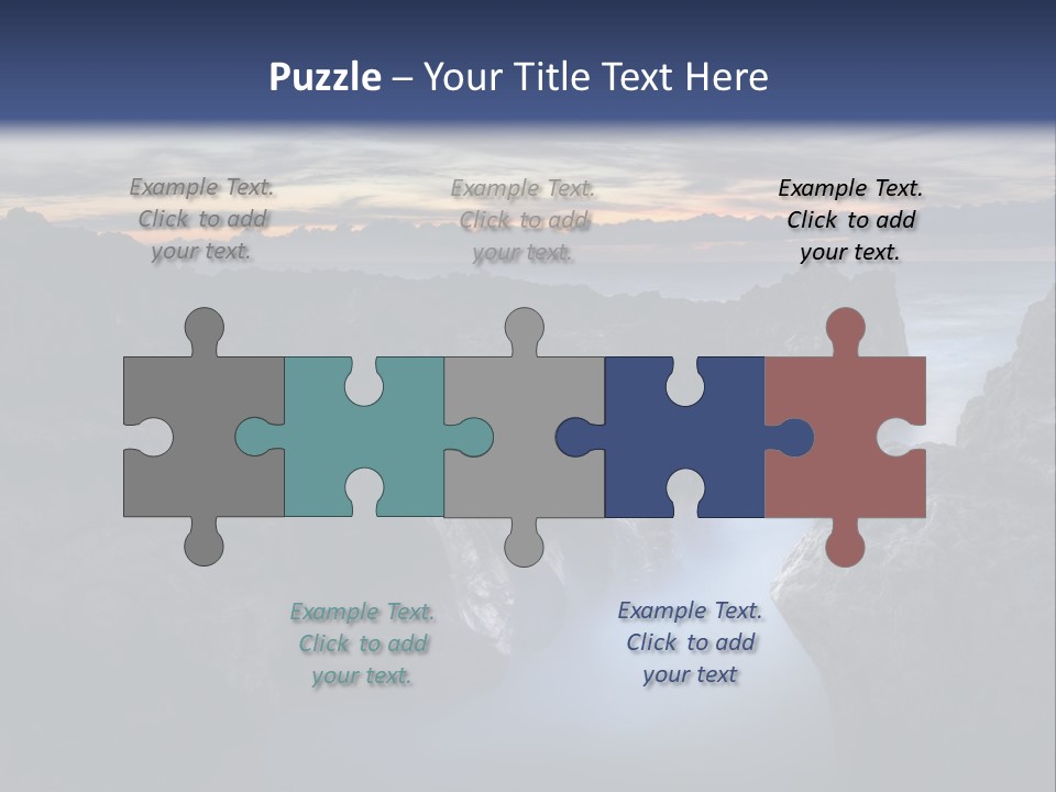 Indien Magique Marin PowerPoint Template