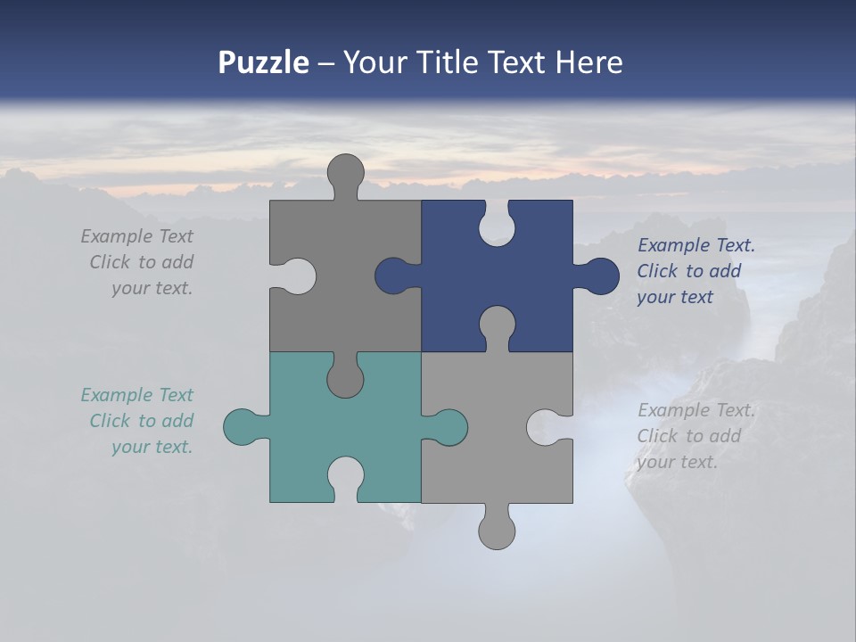 Indien Magique Marin PowerPoint Template