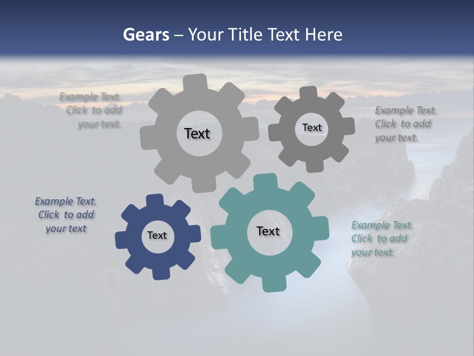 Indien Magique Marin PowerPoint Template