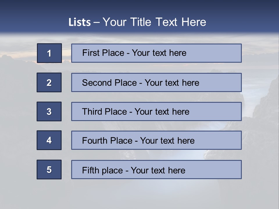 Indien Magique Marin PowerPoint Template