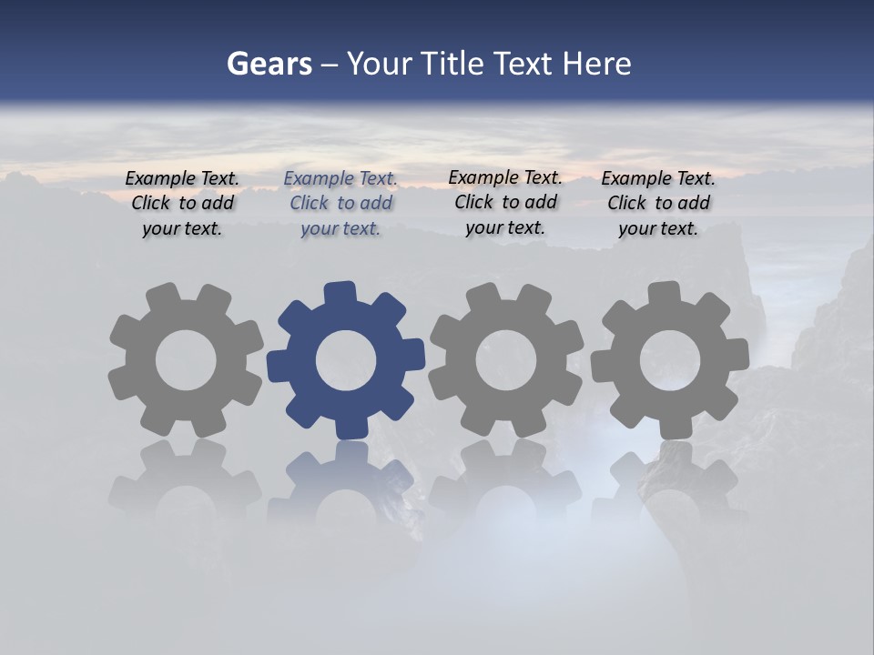 Indien Magique Marin PowerPoint Template