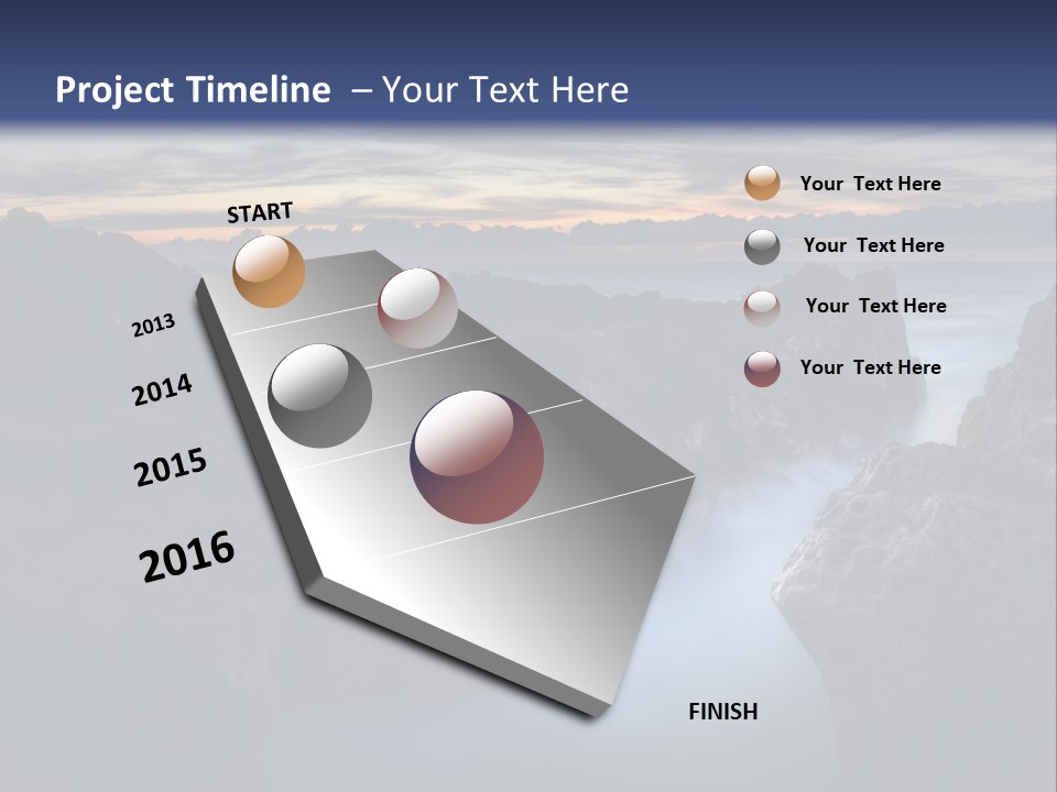 Indien Magique Marin PowerPoint Template