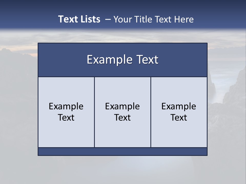 Indien Magique Marin PowerPoint Template