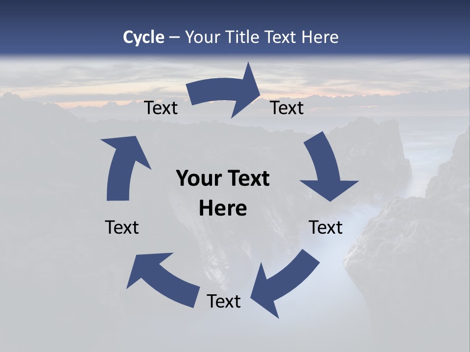 Indien Magique Marin PowerPoint Template